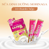 Sữa Bột Dinh Dưỡng bổ máu , bổ xương giàu đạm , canxi và lợi khuẩn giúp tiêu hoá tốt giúp cơ thể khoẻ mạnh Dành Cho Người Lớn Morinaga Nhật Bản dạng gói - 10 gói x 20gr = 200gr hộp - Hộp Màu Vàng dành cho người lớn tuổi cần phục hồi sức khoẻ nhanh.