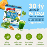 Bột Lúa Mạch Và Nước Ép Trái Cây bổ sung chất xơ Yuwa - Vị Trái Cây Rau Xanh & Sữa Chua Lợi Khuẩn 30 tỷ