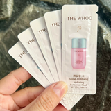 Sample Kem Chống Nắng Cấp Ẩm, Mịn Lì The Whoo Gongjinhyang Soo Hydrating Sunscreen Fluid SPF 50+/PA+++(120 gói) WHOO HỒNG