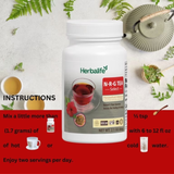 Trà thảo mộc Atiso đỏ và chanh dây giúp tăng năng lượng  Herbalife N-R-G Tea 60g