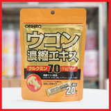 Bột Nghệ cô đặc mùa thu lên men giúp dể hấp thu làm lành tổn thương dạ dày bảo vệ gan khoẻ mạnh  giúp lọc máu tốt Orihiro Curcumin 70mg