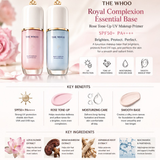Kem Lót Hiệu Chỉnh Sắc Da THE WHOO Royal Complexion Essential Base (Pink / Blue)