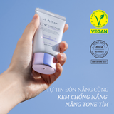 Set Kem Chống Nắng Nâng Tone Tím D'Alba Waterfull Tone-Up Sun Cream Purple SPF50+ PA++++ (2 x 50ml)