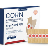 Miếng dán trị mụn cóc, mụn mắt cá chân Korelan Corn Remover Pads