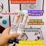 Viên sủi giảm mỡ, cholesterol, thanh lọc cơ thể, tăng cường trao đổi chất, giảm cơn thèm ăn, giảm cân hiệu quả Zantiva Everfit Diet Natural Plus