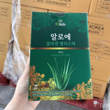 Thạch collagen  nha đam dưởng nhan và thanh nhiệt  Aloe Collagen Jelly Stick EL Nutri Hàn Quốc