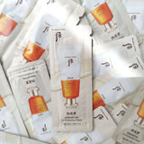 Sample Kem chống nắng dưỡng ẩm Gongjinhyang Essential UV Protective Cream Sun SPF50+, PA++++ - (120 gói x 1ml = 120ml) - Kem chống nắng Whoo vàng