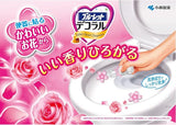 Gel vệ sinh Toilet ( bồn cầu) khử mùi diệt khuẩn, Sáp thơm toilet Kobayashi Decoraru Hương hoa hồng tươi - Màu hồng nhạt