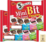 Kẹo sô-cô-la Mini Bit hỗn hợp (5 vị) Mini Bit Assort Chocolate Nhật Bản.