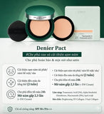 Phấn tươi dạng phủ  Hỗ Trợ Sáng Da Mờ Thâm Nám chống nhăn OHUI Ultimate Cover Denier Pact SPF50 - chất phấn ẩm như CUSHION TONE 21 - MUA 2 HỘP TẶNG THÊM 1 RỬA MẶT WHOO TRẮNG 40ML
