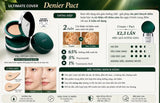 Phấn tươi dạng phủ  Hỗ Trợ Sáng Da Mờ Thâm Nám chống nhăn OHUI Ultimate Cover Denier Pact SPF50 - chất phấn ẩm như CUSHION TONE 21 - MUA 2 HỘP TẶNG THÊM 1 RỬA MẶT WHOO TRẮNG 40ML
