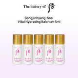 Combo nước hoa hồng  và sữa dưởng  whoo hồng cấp nước và chống oxy hoá (30 lọ x 5ml x2 = 360ml)