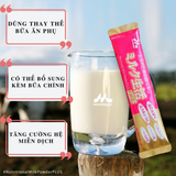 Sữa Bột Dinh Dưỡng bổ máu , bổ xương giàu đạm , canxi và lợi khuẩn giúp tiêu hoá tốt giúp cơ thể khoẻ mạnh Dành Cho Người Lớn Morinaga Nhật Bản dạng gói - 10 gói x 20gr = 200gr hộp - Hộp Màu Vàng dành cho người lớn tuổi cần phục hồi sức khoẻ nhanh.