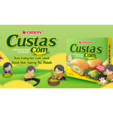 Bánh Custas vị Cốm Sen Hà Nội +10% kem cốm Orion - 12 cái/hộp