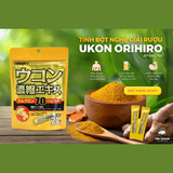 Bột Nghệ cô đặc mùa thu lên men giúp dể hấp thu làm lành tổn thương dạ dày bảo vệ gan khoẻ mạnh  giúp lọc máu tốt Orihiro Curcumin 70mg