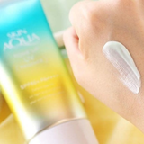 Kem chống nắng nâng tông Skin Aqua Tone Up UV Essence Mint Green SPF50+ PA++++ 70g - CHỈNH MÀ DA ỬNG ĐỎ XỈ MÀU GIÚP SÁG MỊN - XANH LÁ