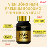 Viên uống trường thọ trẻ hóa, đẹp da, chống lão hoá cao cấp NMN Premium 50000mg Shin Nihon Healt