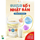 Sữa Bột Dinh Dưỡng  Canxi giãm 90% lactose dể tiêu và cung cấp Protein Dành Cho Người Lớn Bean Stalk Onaka Ni Yasashi