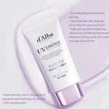 Set Kem Chống Nắng Nâng Tone Tím D'Alba Waterfull Tone-Up Sun Cream Purple SPF50+ PA++++ (2 x 50ml)