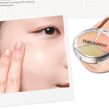 Che Khuyết Điểm và Triệt Sắc The Saem Cover Perfection Triple Pot Concealer Glow - Màu 21N