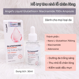 Huyết thanh dưỡng trắng mờ thâm nám Angel's Liquid 7DAY Whitening Program Glutathione 700 V-Ampoule