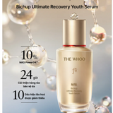 Tinh chất tự sinh chống lão hóa thế hệ thứ 4 Whoo Bichup Ultimate Recovery Youth Serum tách set không hộp 50ml