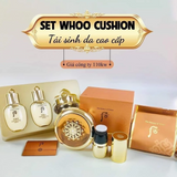 Set Cushion Hoa Niên Whoo Cheongidan Radiant Essence Cushion - Tặng kèm set dưỡng da WHOO tái sinh - Tone số 21 da sáng