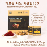 Tinh Chất Nghệ Nano Liposome Curcumin 150 Mix Đông Trùng Hạ Thảo & Saffron chống viêm phục hồi hệ sức khoẻ đẹp da
