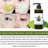 Sữa Rửa Mặt Sủi Bọt tẩy trang Thải Độc Rau Củ 3 in 1 Dưỡng Ẩm, Làm Dịu Super Vegitoks Cleanser - MÀU XANH DƯỞNG ẨM DỊU DA