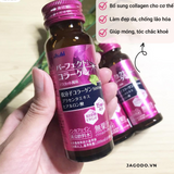 Nước uống Collagen chiết xuất nhau thai làm đẹp da, chống lão hoá Asahi Perfect Asta 5000mg