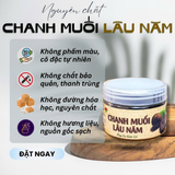Chanh Muối Lâu Năm Thực Dưỡng sức khỏe, giữ ấm cổ họng Ông Cụ Giao Cả 220g - HSD :2031/08