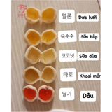 Kẹo sữa dẻo 5 vị HAOLIYUAN Milk Chew - Dưa lưới, sữa bắp, sữa dừa, khoai môn, dâu