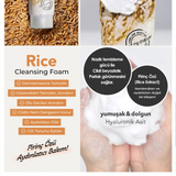 Set sữa rửa mặt cám gạo mịn da, trắng sáng, cung cấp độ ẩm LEBELAGE Rice Cleansing Foam Set