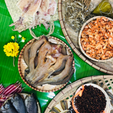 Khô cá cơm rang tỏi ớt vị thơm ngon đậm đà - Hủ 250 gr