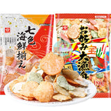 Bánh hải sản bảy màu giòn thơm Nhật.