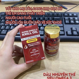 Viên Uống Dầu Nhuyễn Thể Hỗ Trợ Trí Não, Làm Đẹp Da, Tăng Cường Sức Khỏe Super Omega 3 Krill Oil 2000mg Eikenbi