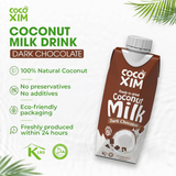 Sữa Dừa Vị Socola Đen Cocoxim Coconut Milk Dark Chocolate