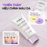 Set Kem Chống Nắng Nâng Tone Tím D'Alba Waterfull Tone-Up Sun Cream Purple SPF50+ PA++++ (2 x 50ml)
