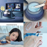 Sample Kem Dưỡng Cấp Nước mịn da tăng đồ đàn hồi da  Su:m37 Water-full Marine Relief Gel Cream - Dành cho da dầu nhờn - Kem Sum xanh (60 gói x 2ml x 120ml )