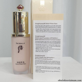 Kem lót nhung lì chống nhăn mỏng mịn trang điểm kiềm dầu tạo lớp lót make up chuyên nghiệp Whoo Velvet Primer  Base