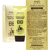 Kem nền chống nắng ốc sên dưỡng da ANJO Natural Cover Snail Sun BB Cream