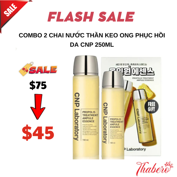 Combo 2 chai nước thần keo ong phục hồi da CNP 250ml