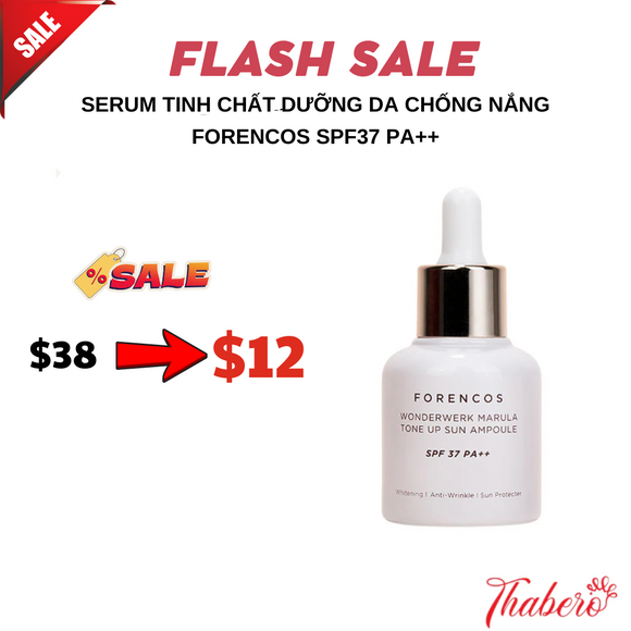 Serum Tinh chất dưỡng da chống nắng Forencos SPF37 PA++