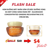 Kem Dưỡng Mắt Nhân Sâm Cô Đặc Dưỡng Vùng Da Mắt Căng Sáng Rạng Rỡ - Sulwhasoo Concentrated Ginseng Rejuvenating Eye Cream 5ml
