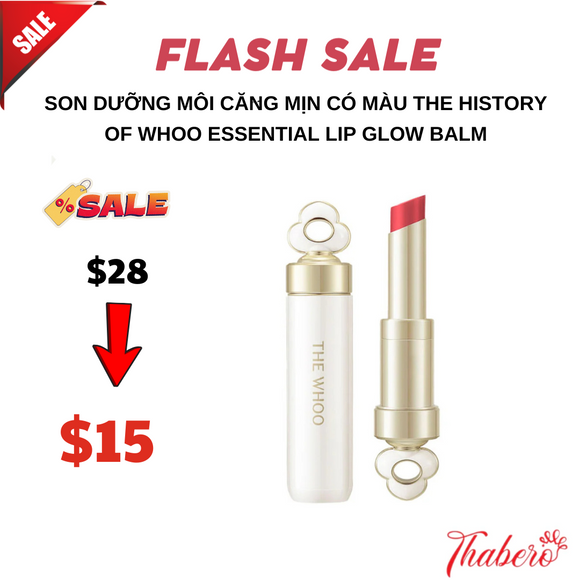 Son dưỡng môi căng mịn có màu The History of Whoo Essential Lip Glow Balm