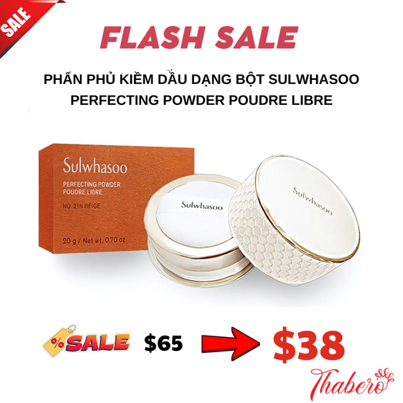 Phấn Phủ Kiềm Dầu Dạng Bột Sulwhasoo Perfecting Powder Poudre Libre
