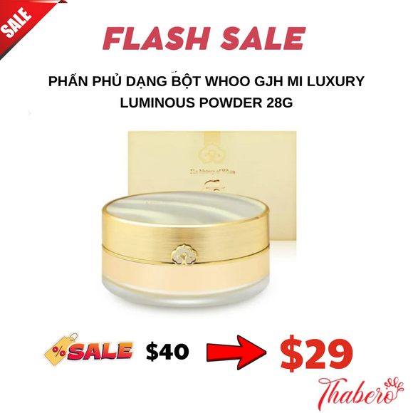 Phấn phủ dạng bột Whoo GJH Mi Luxury Luminous Powder 28g