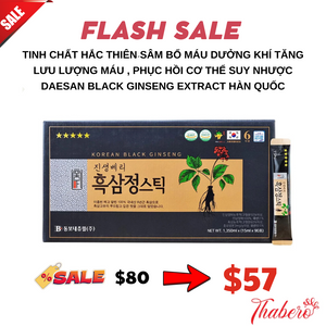 Tinh chất Hắc Thiên Sâm bổ máu dưởng khí tăng lưu lượng máu , phục hồi cơ thể suy nhược DAESAN Black Ginseng Extract Hàn Quốc
