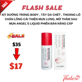 Xịt dưởng trắng body , tẩy da chết , thoáng lổ chân lông  Cải Thiện Mụn Lưng, Mờ Thâm Sau Mụn Angel's Liquid phiên bản nâng cấp