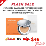 Phấn Nước Sulwhasoo Perfecting Cushion Airy Coussin De Teint Aéré cho lớp nền căng bóng mỏng nhẹ tự nhiên